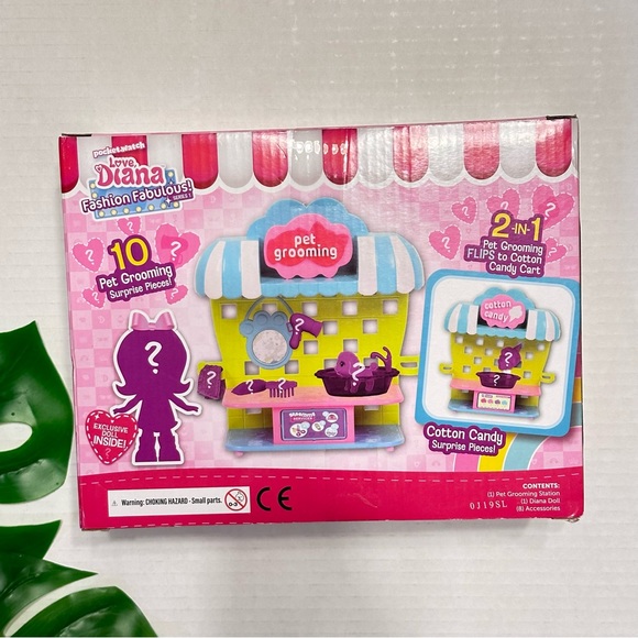 Love Diana Pet Grooming Cotton Candy Cart Pop Up NEW - Picture 3 of 5